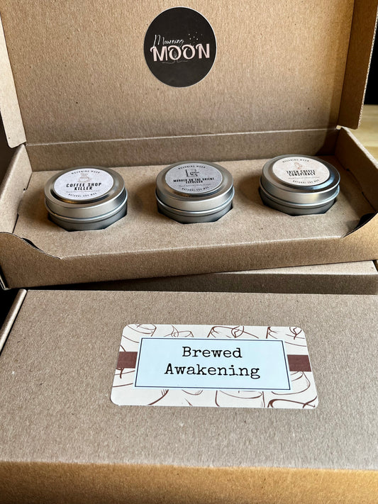 'Brewed Awakening' Mini Candle Bundle