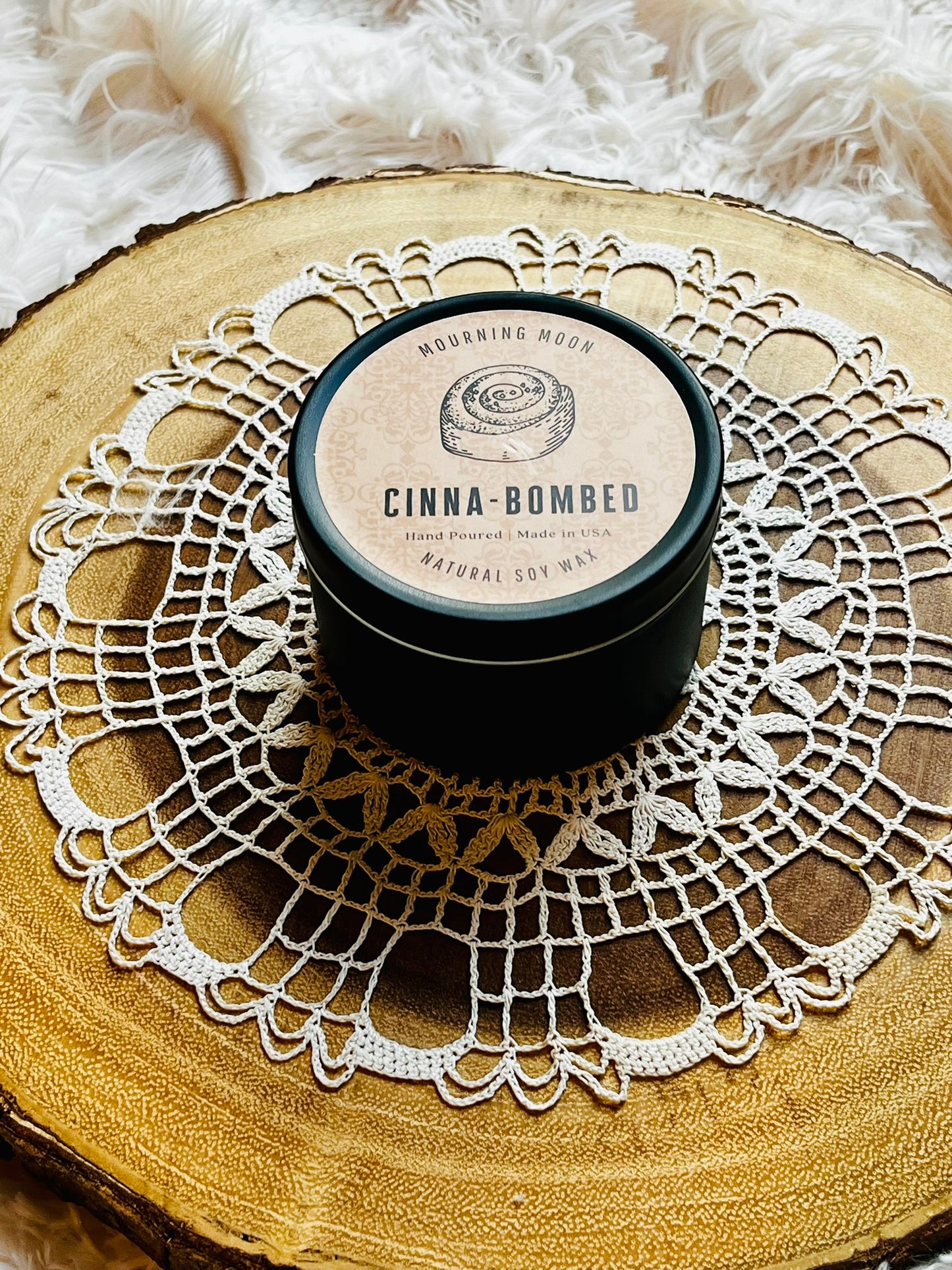 'Cinna-bombed' Soy Candle