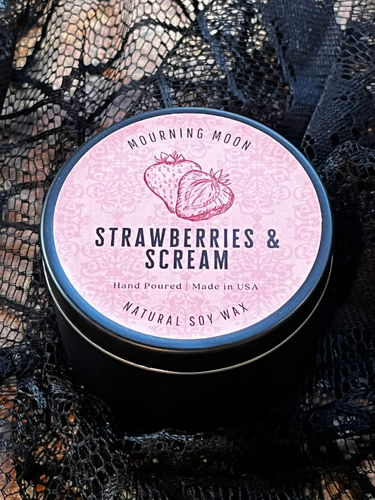 Strawberries & Scream Soy Candle