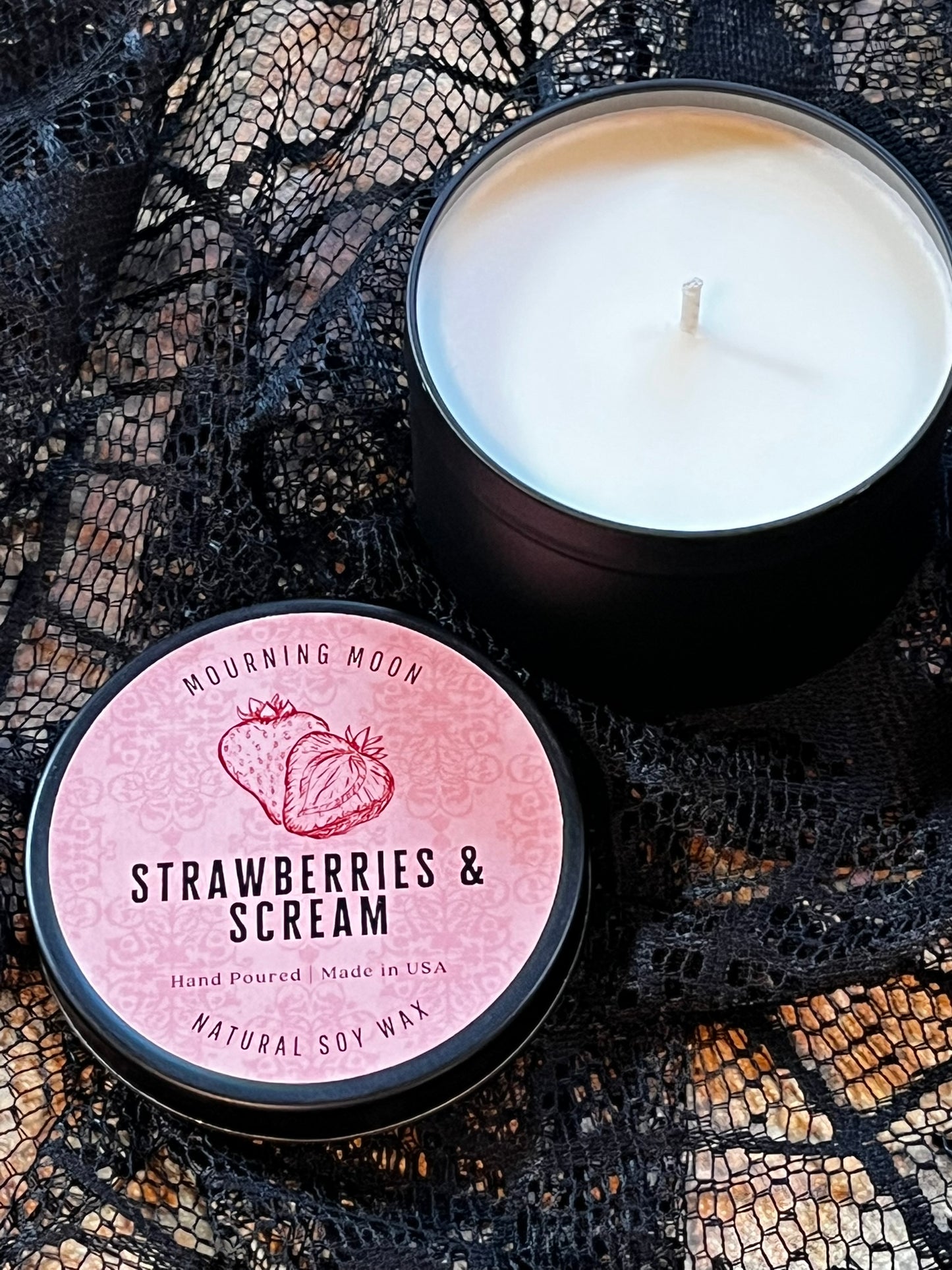 Strawberries & Scream Soy Candle