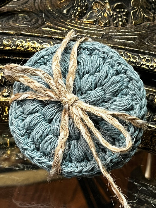Crocheted Cotton Face Scrubbies – Reusable, Soft, Eco-Friendly
