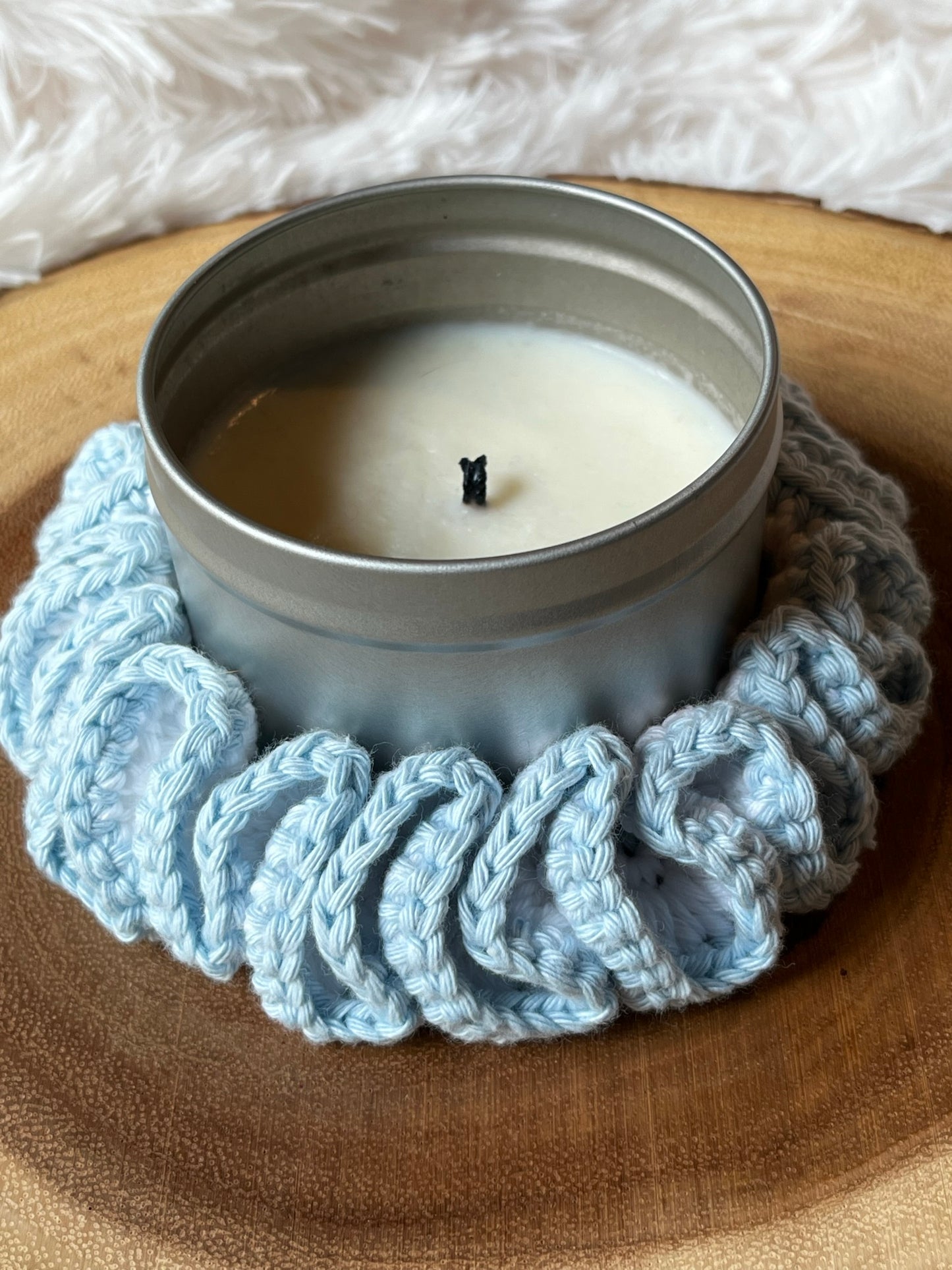 Frilly Candle Coaster