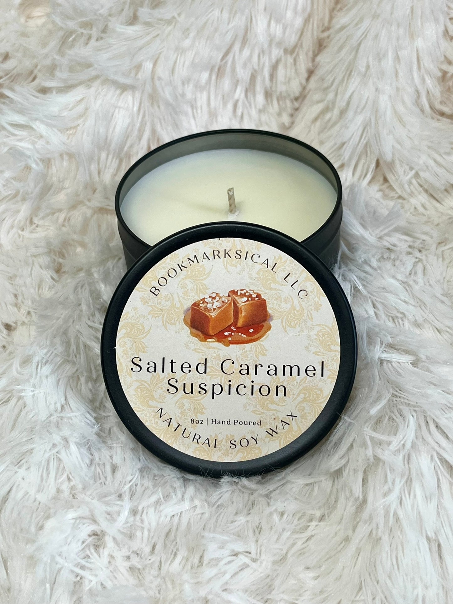 Salted Caramel Suspicion Soy Candle