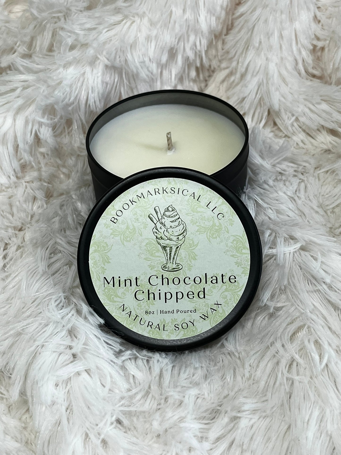 Mint Chocolate Chipped Soy Candle