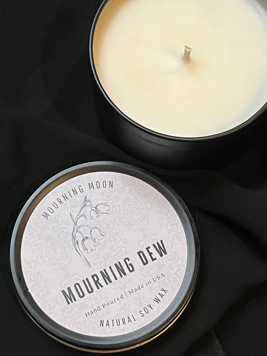 'Mourning Dew' Soy Candle