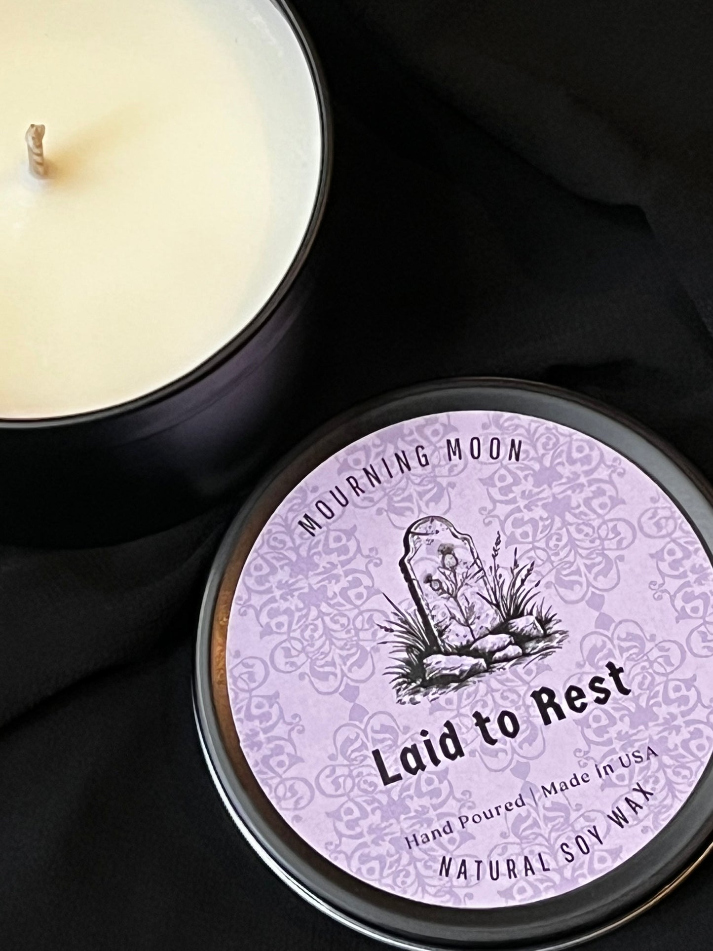'Laid to Rest' Soy Candle