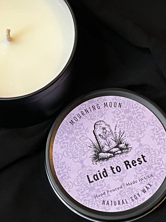 'Laid to Rest' Soy Candle