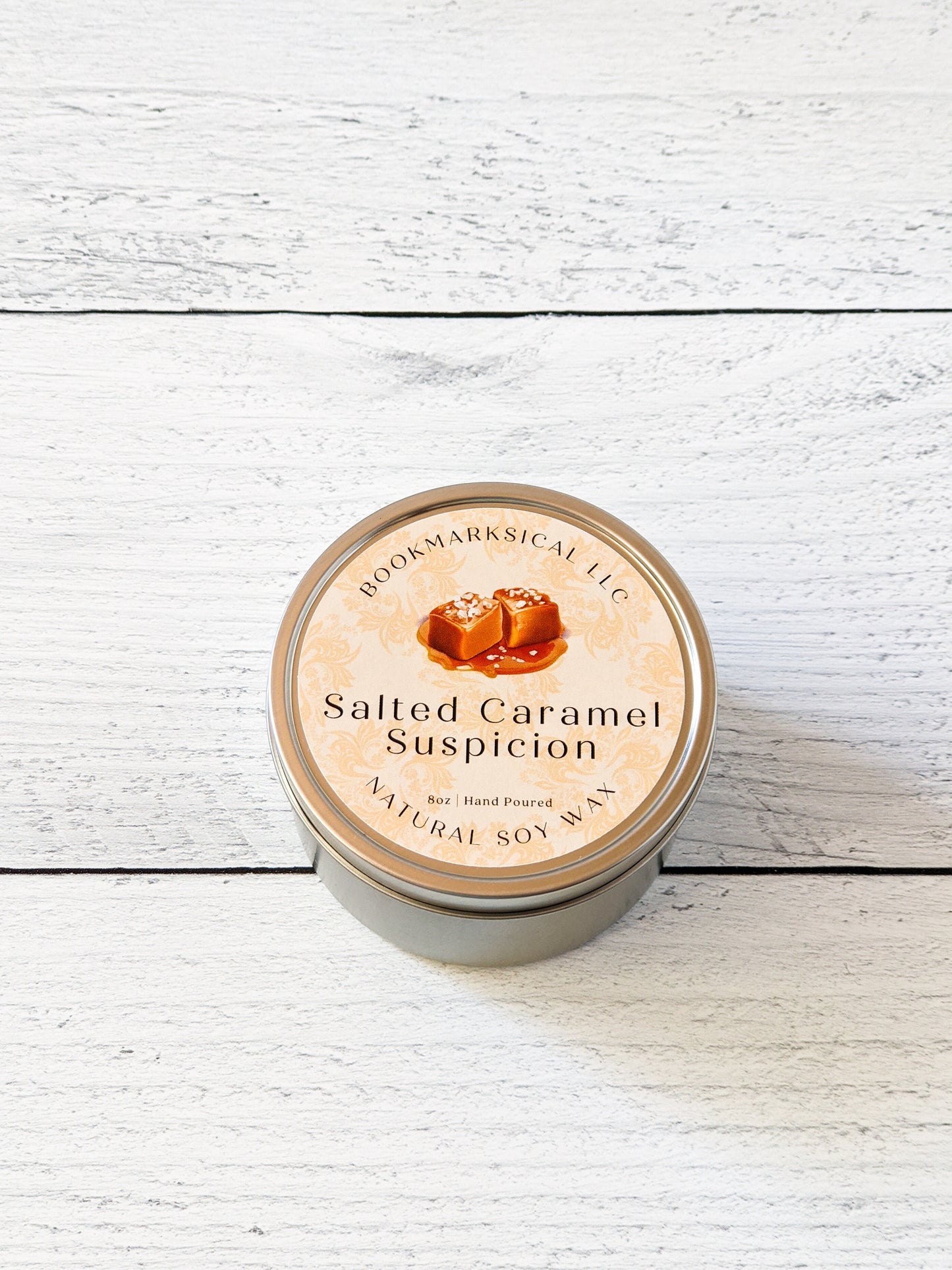 Salted Caramel Suspicion Soy Candle